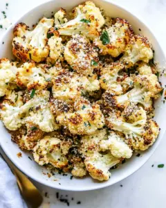 Parmesan Roasted Cauliflower