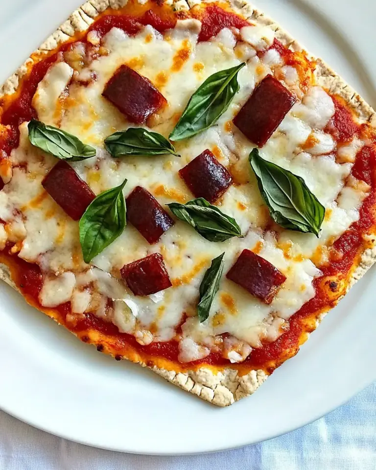 Passover Matzo Pizza