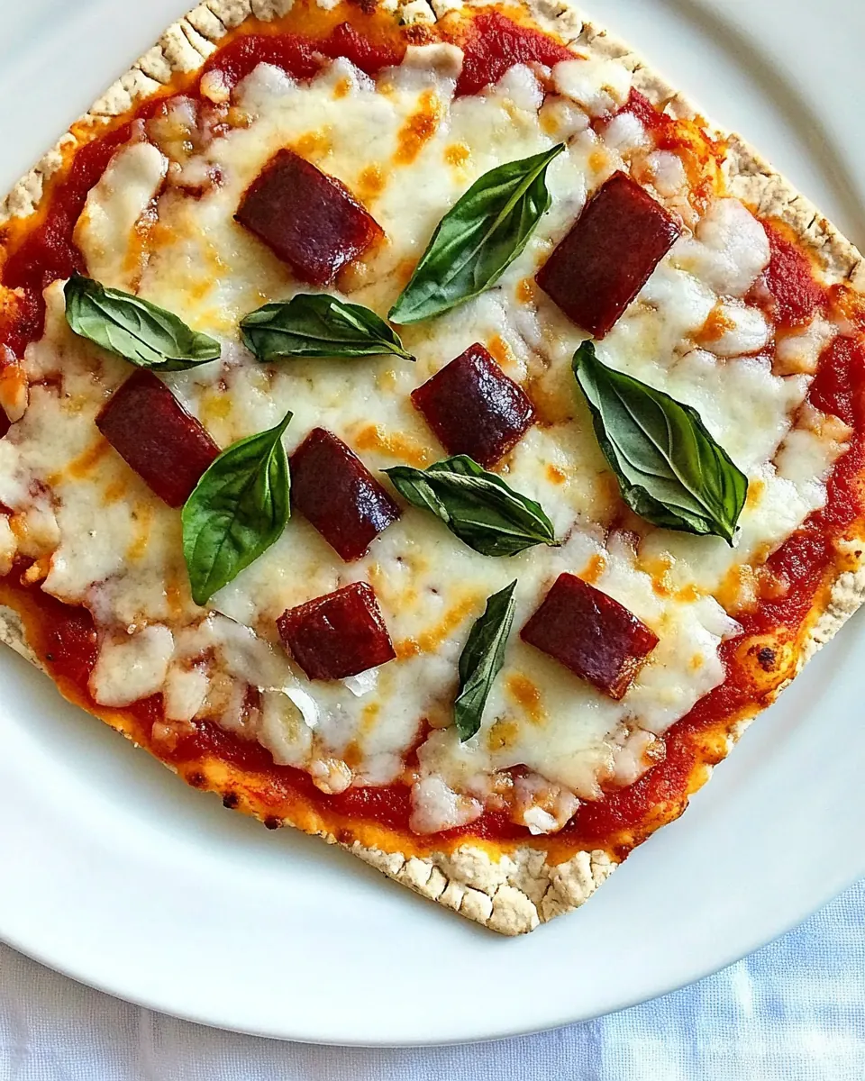 Passover Matzo Pizza