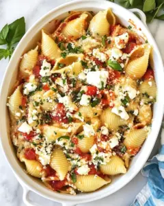 Pasta Shells with Feta and Herbs
