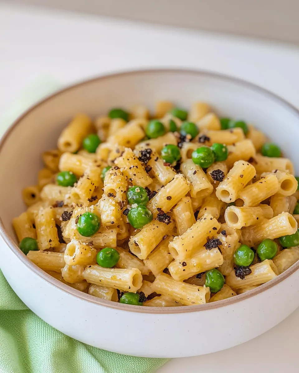 Pasta With Peas