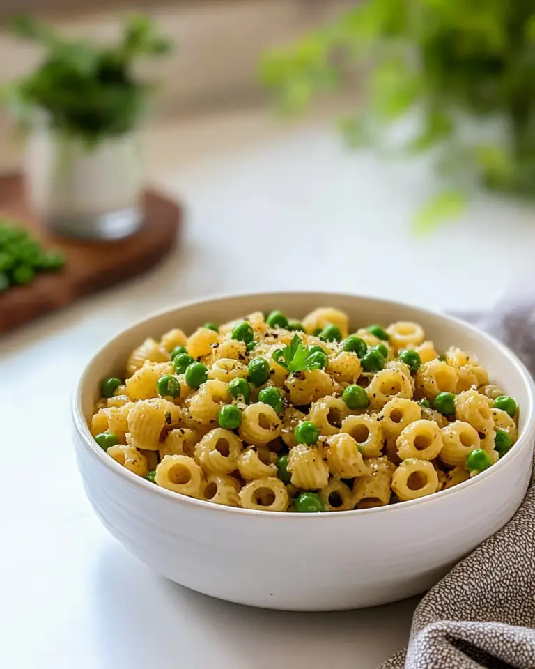 Pasta With Peas