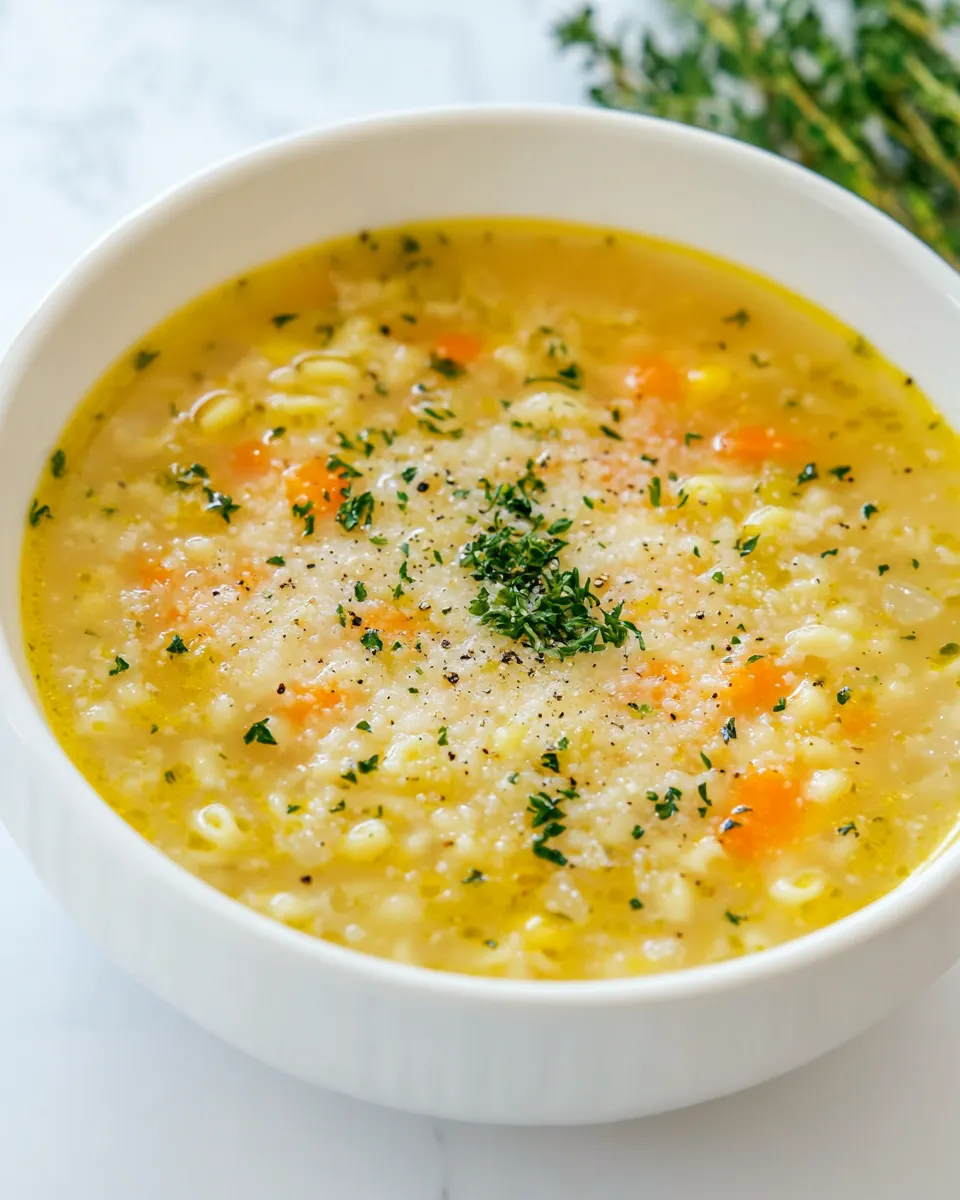 Pastina Soup