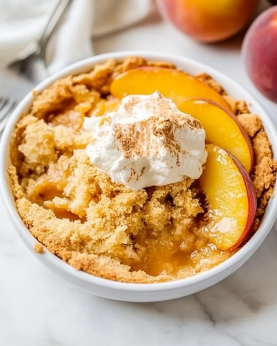 Peach Cobbler With Cake Mix