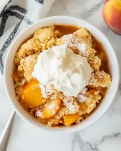Peach Cobbler With Cake Mix