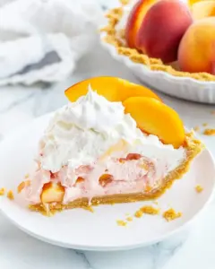 Peach Cool Whip Pie