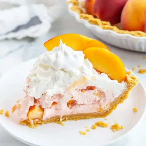 Peach Cool Whip Pie