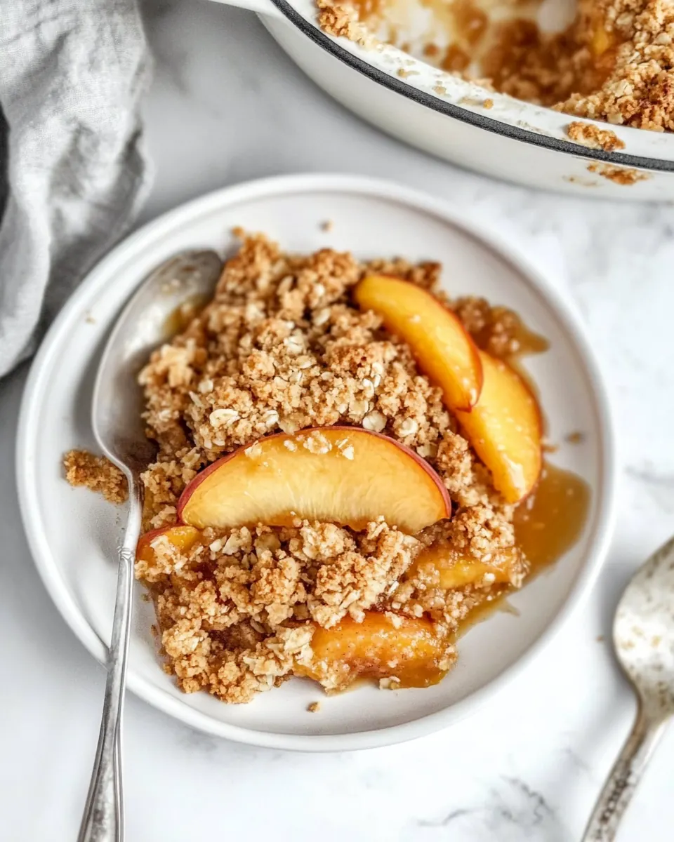 Peach Crisp