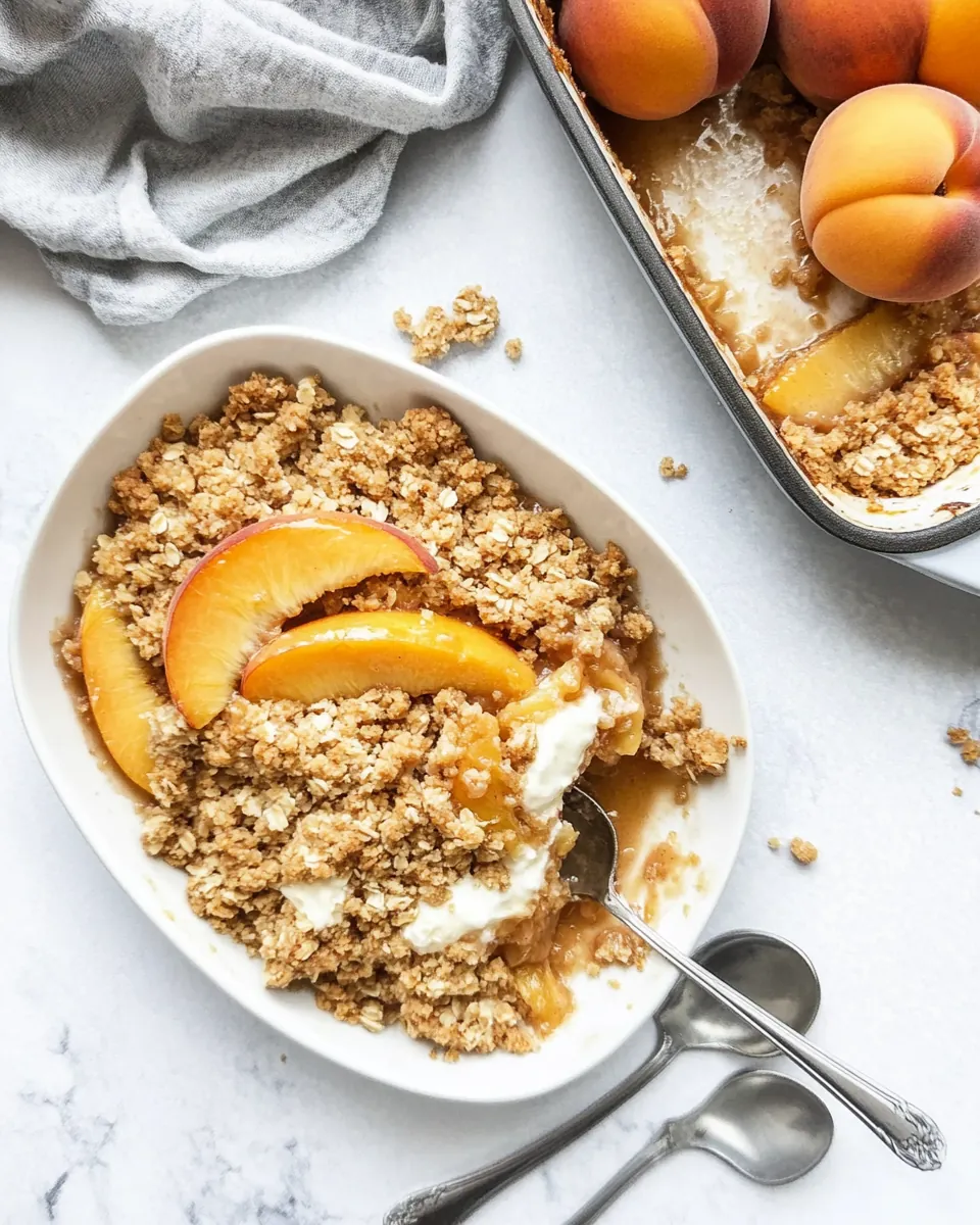 Peach Crisp