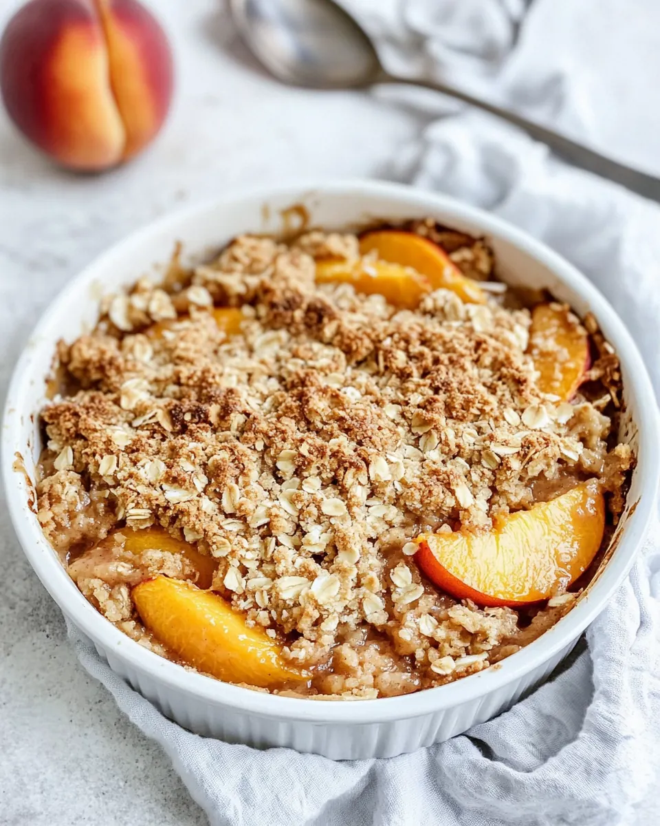 Peach Crisp