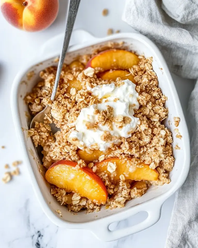 Peach Crisp
