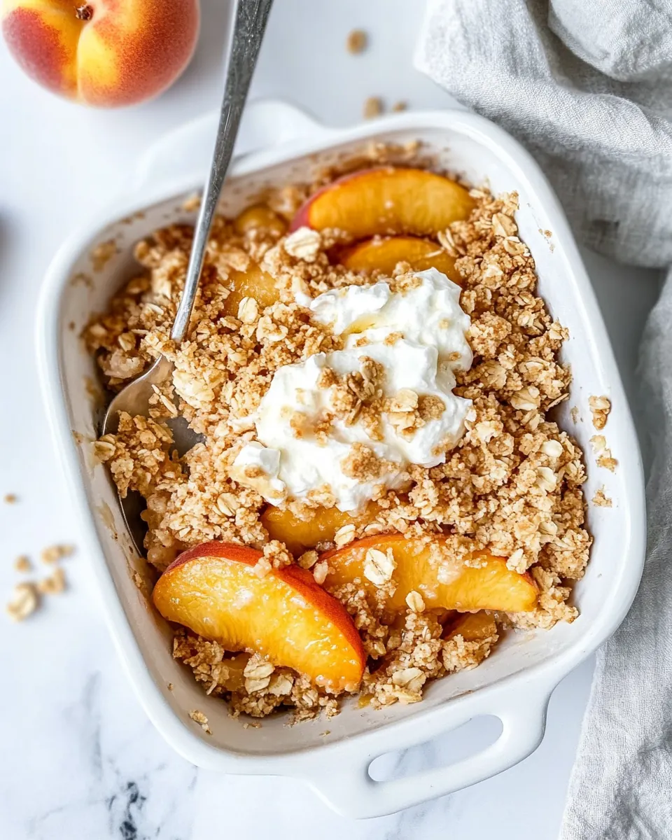 Peach Crisp