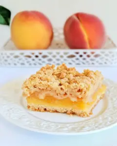 Peach Crumb Bars