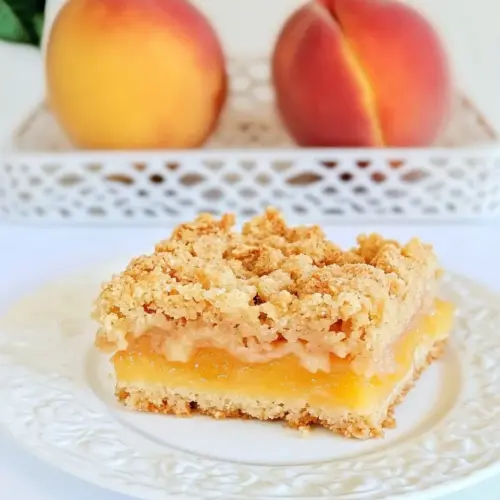 Peach Crumb Bars
