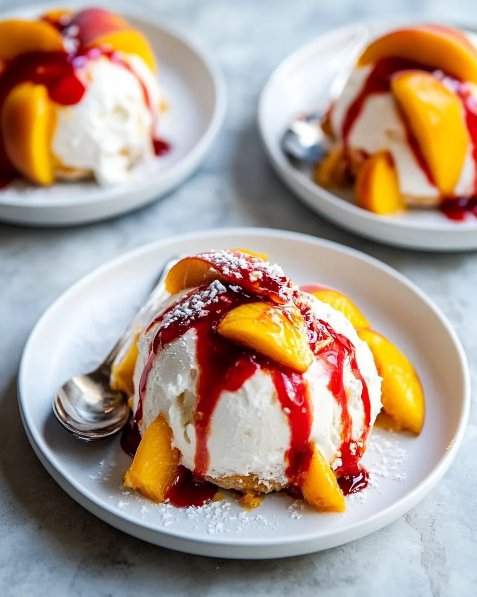 Peach Melba