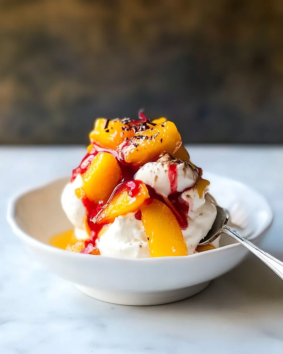 Peach Melba
