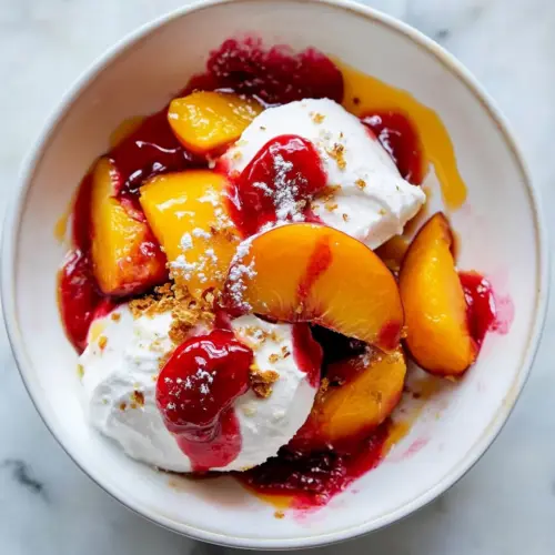 Peach Melba
