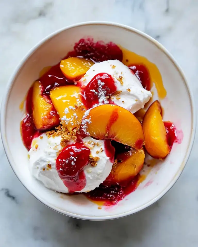 Peach Melba