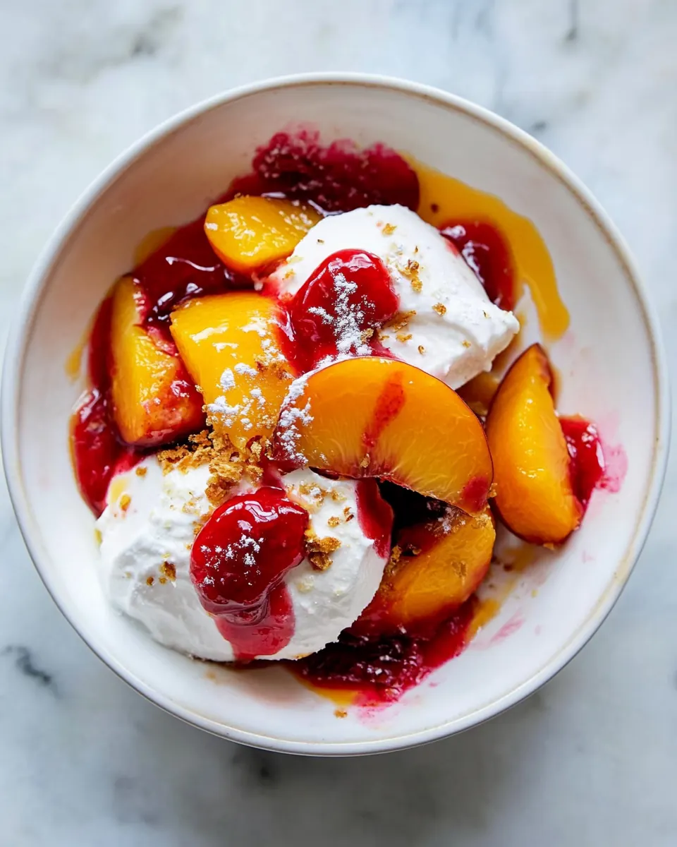 Peach Melba