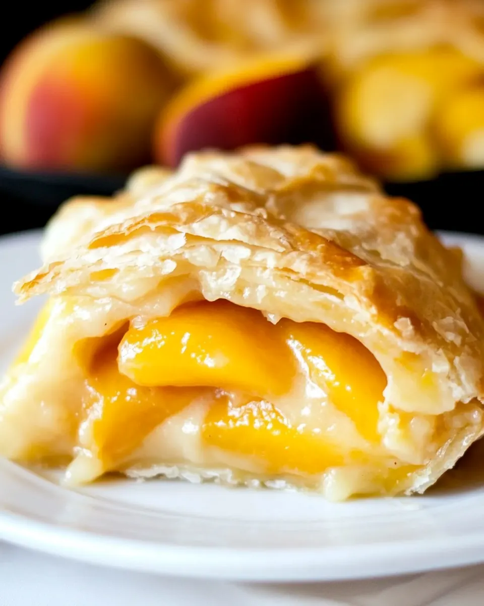 Peach Strudel