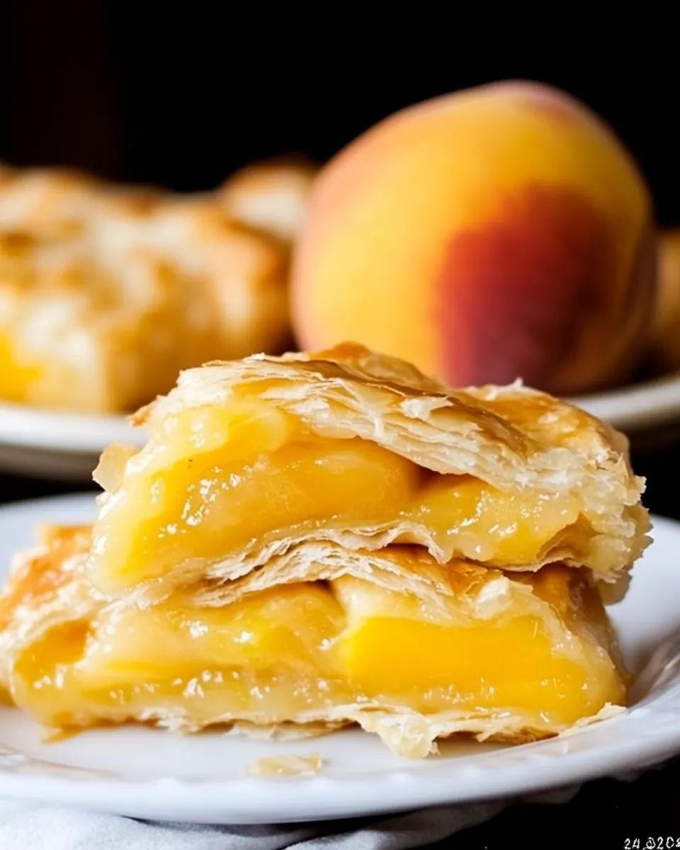 Peach Strudel
