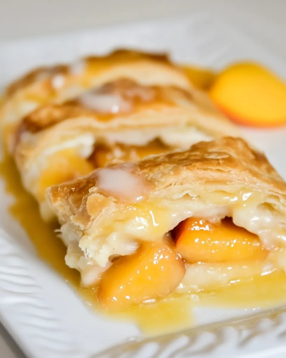 Peach Strudel