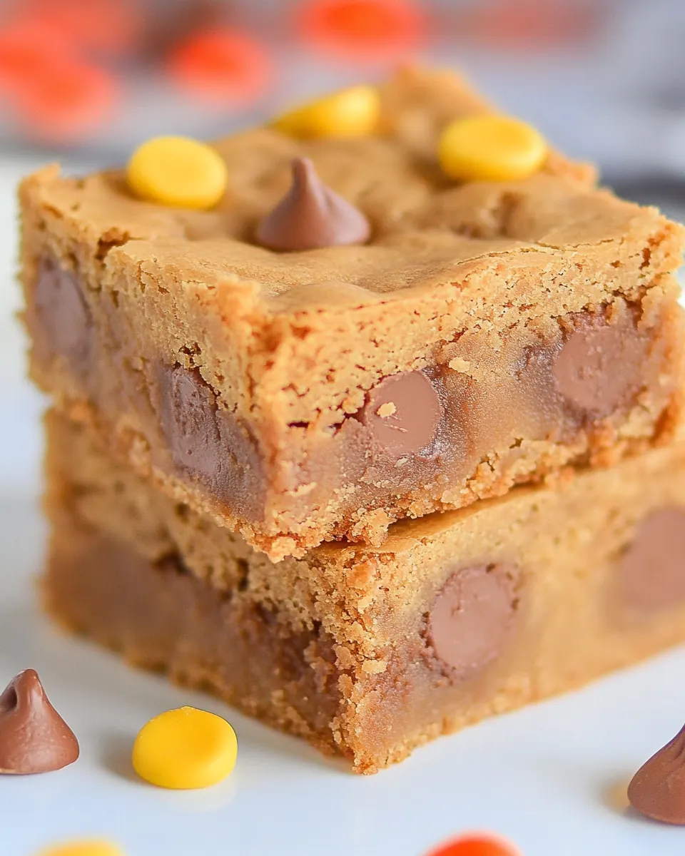 Peanut Butter Blondies