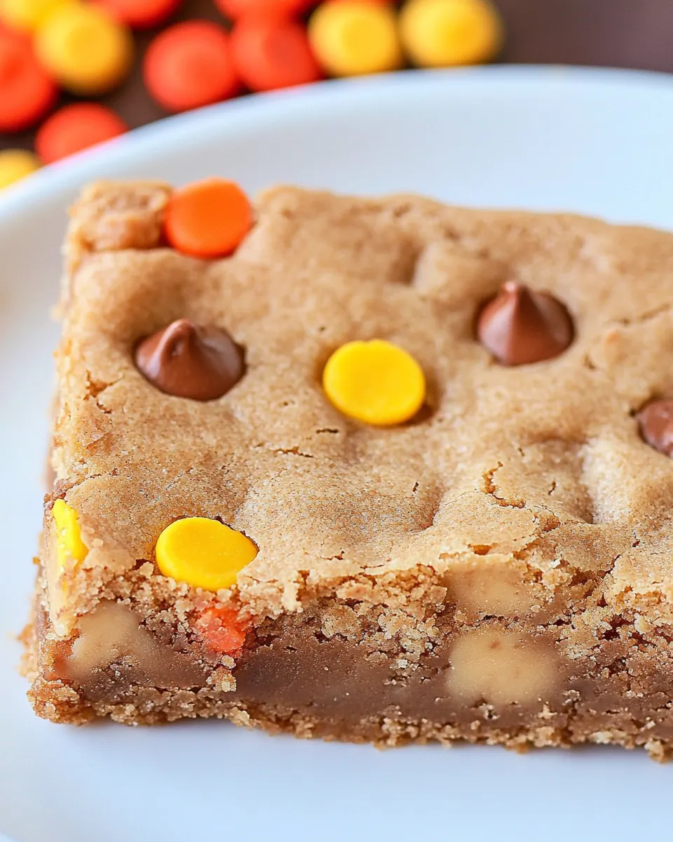 Peanut Butter Blondies