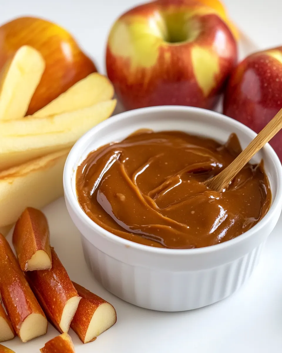 Peanut Butter Caramel Apple Dip