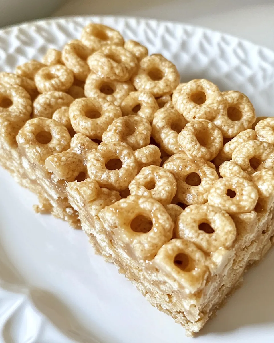 Peanut Butter Cheerio Bars