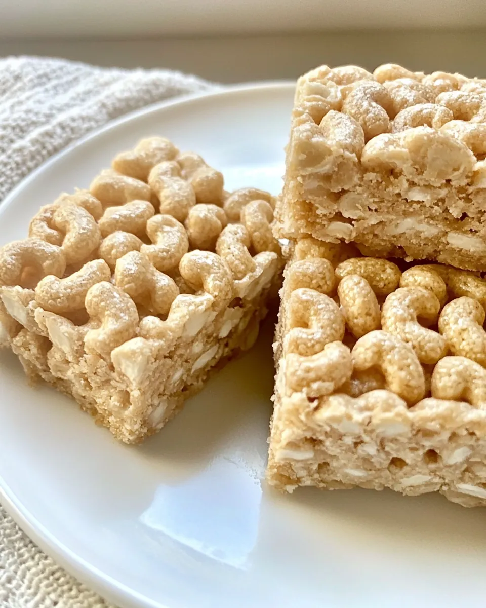 Peanut Butter Cheerio Bars