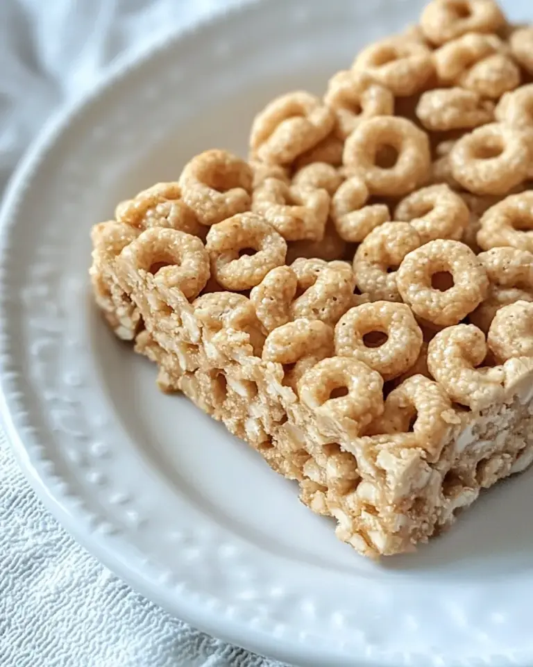 Peanut Butter Cheerio Bars