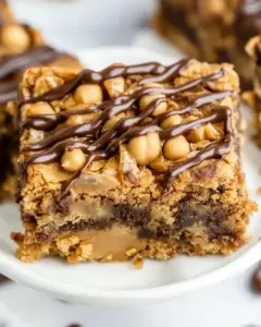 Peanut Butter Chickpea Blondies