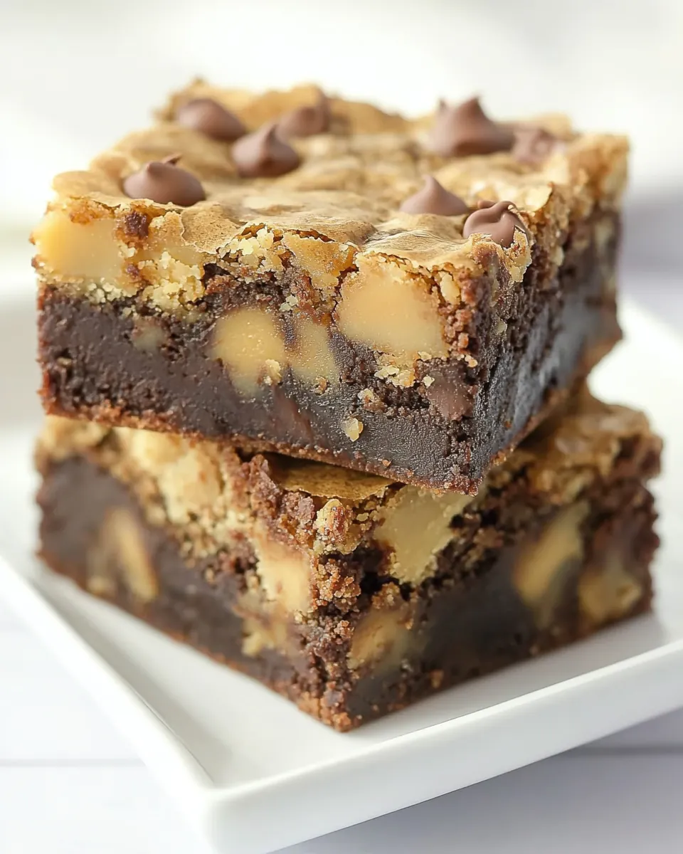 Peanut Butter Chocolate Brownies