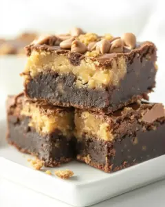 Peanut Butter Chocolate Brownies