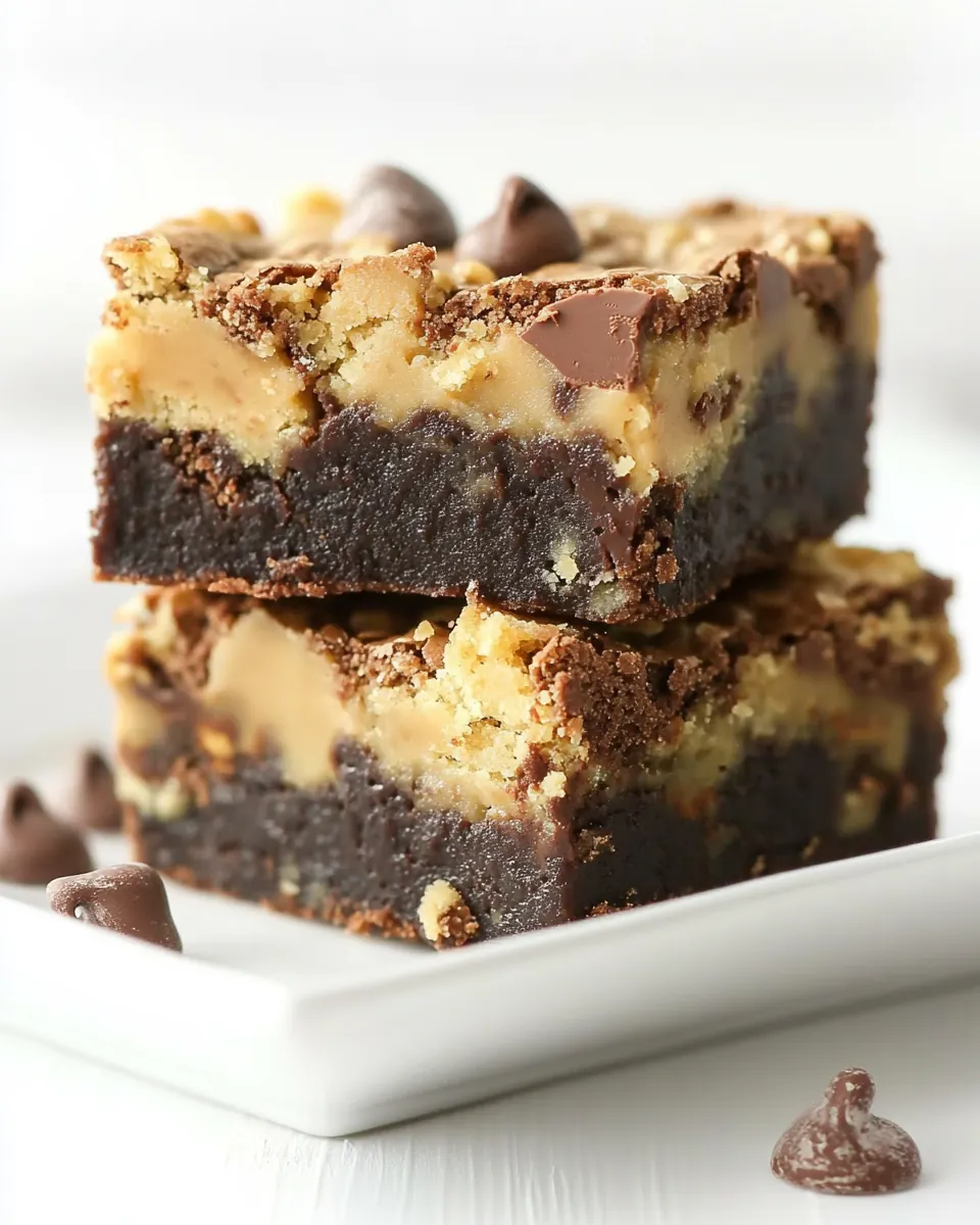 Peanut Butter Chocolate Brownies