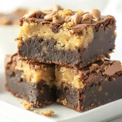 Peanut Butter Chocolate Brownies