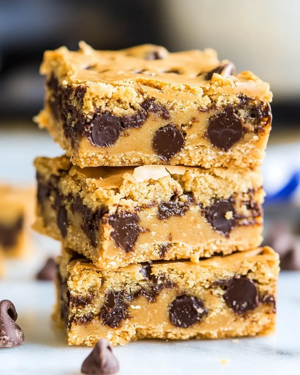 Peanut Butter Chocolate Chip Nutter Butter Bars