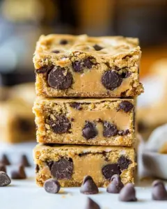Peanut Butter Chocolate Chip Nutter Butter Bars