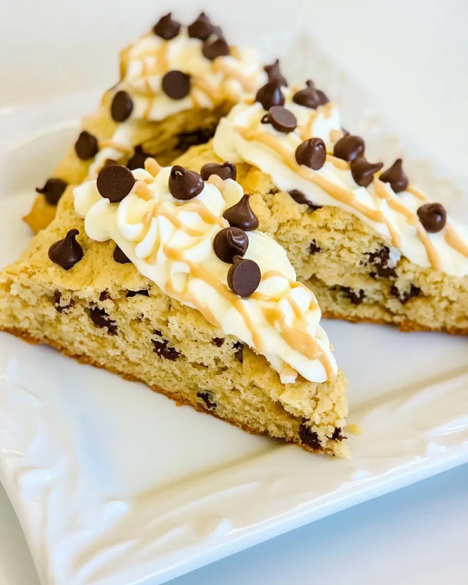 Peanut Butter Chocolate Chip Scones