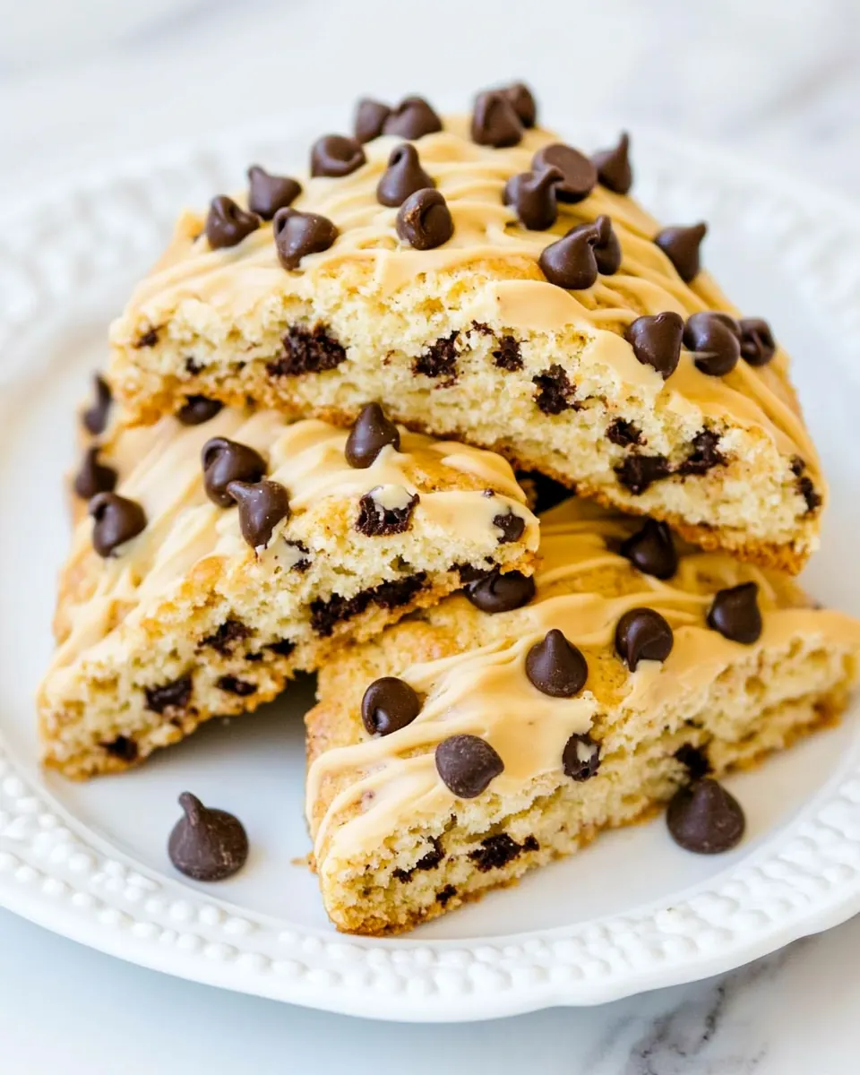 Peanut Butter Chocolate Chip Scones
