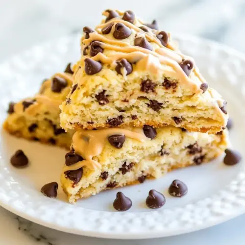 Peanut Butter Chocolate Chip Scones