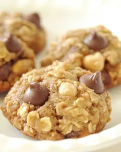 Peanut Butter Chocolate Granola Cookies
