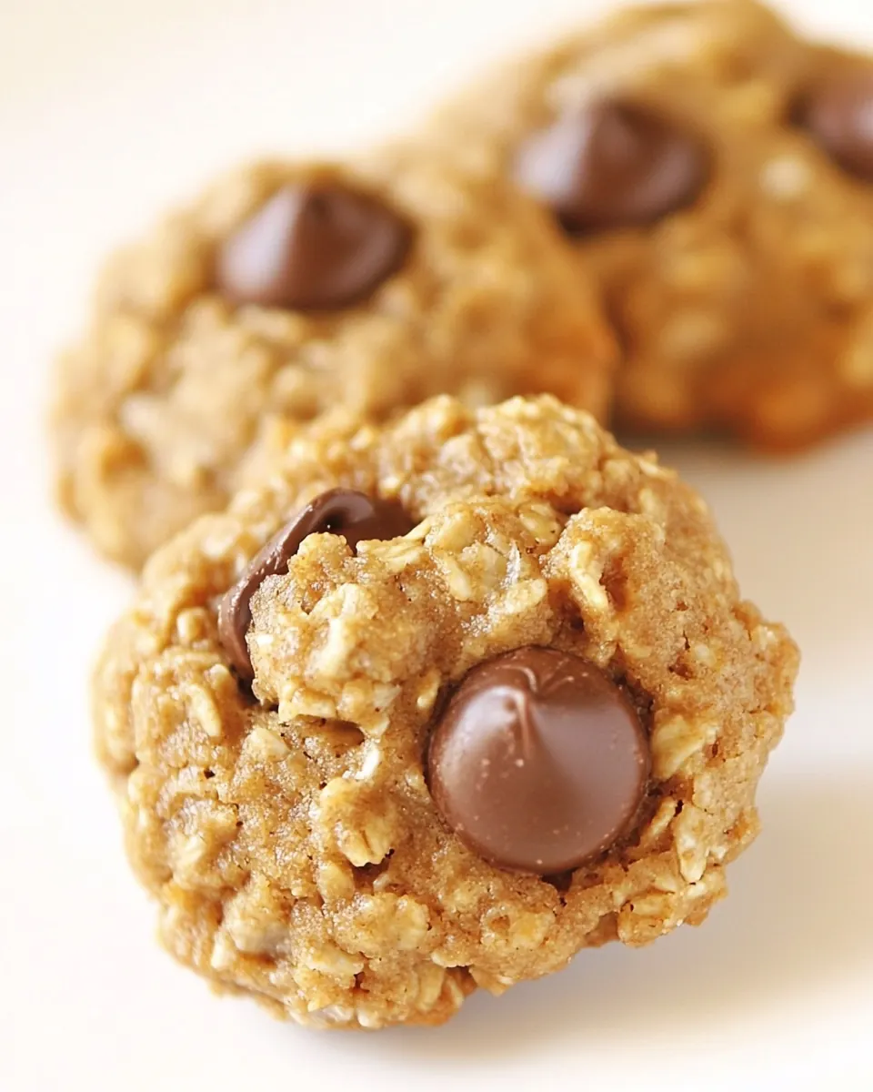 Peanut Butter Chocolate Granola Cookies