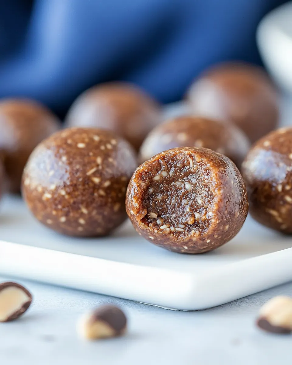 Peanut Butter Fudge Protein Energy Balls