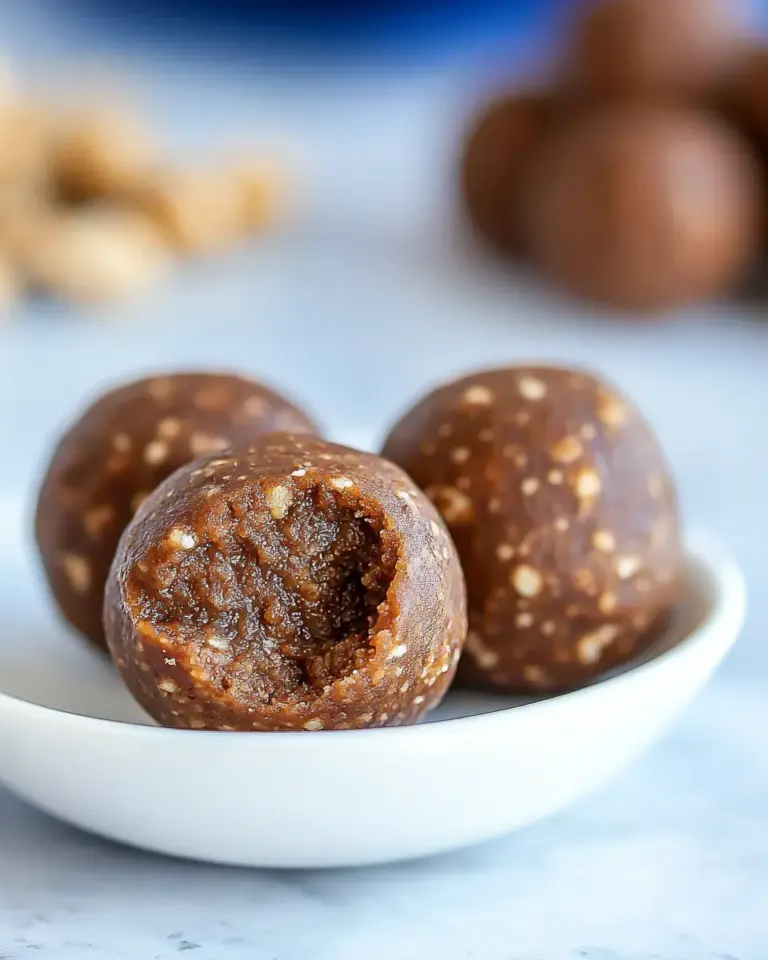 Peanut Butter Fudge Protein Energy Balls