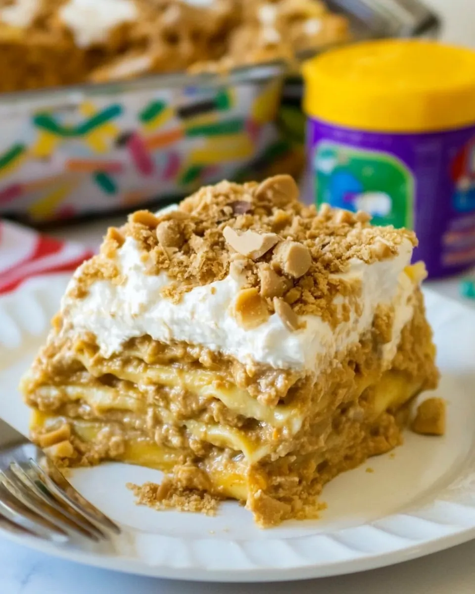 Peanut Butter Lasagna