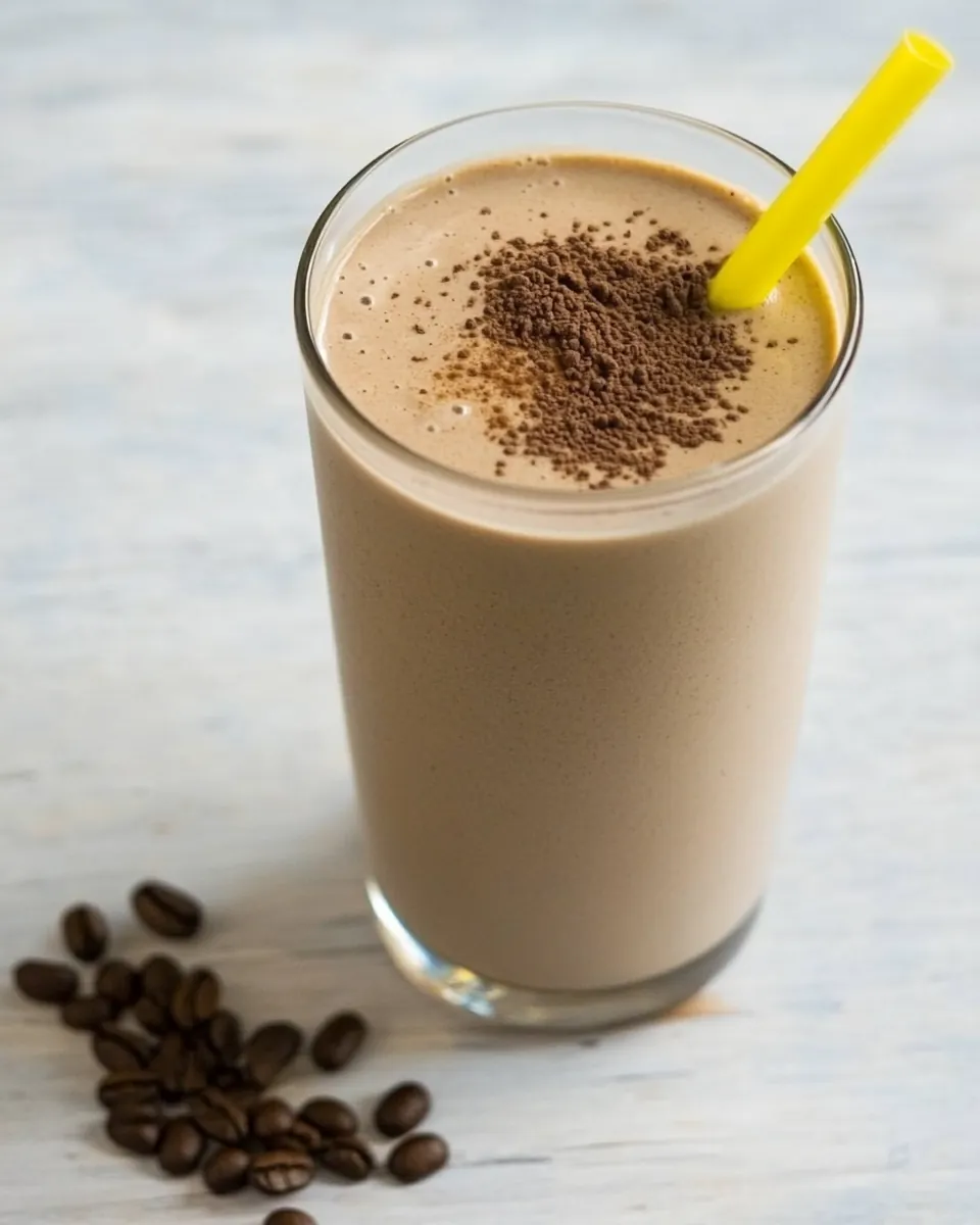 Peanut Butter Mocha Espresso Shake