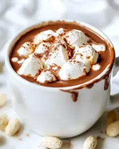 Peanut Butter Nutella Hot Chocolate