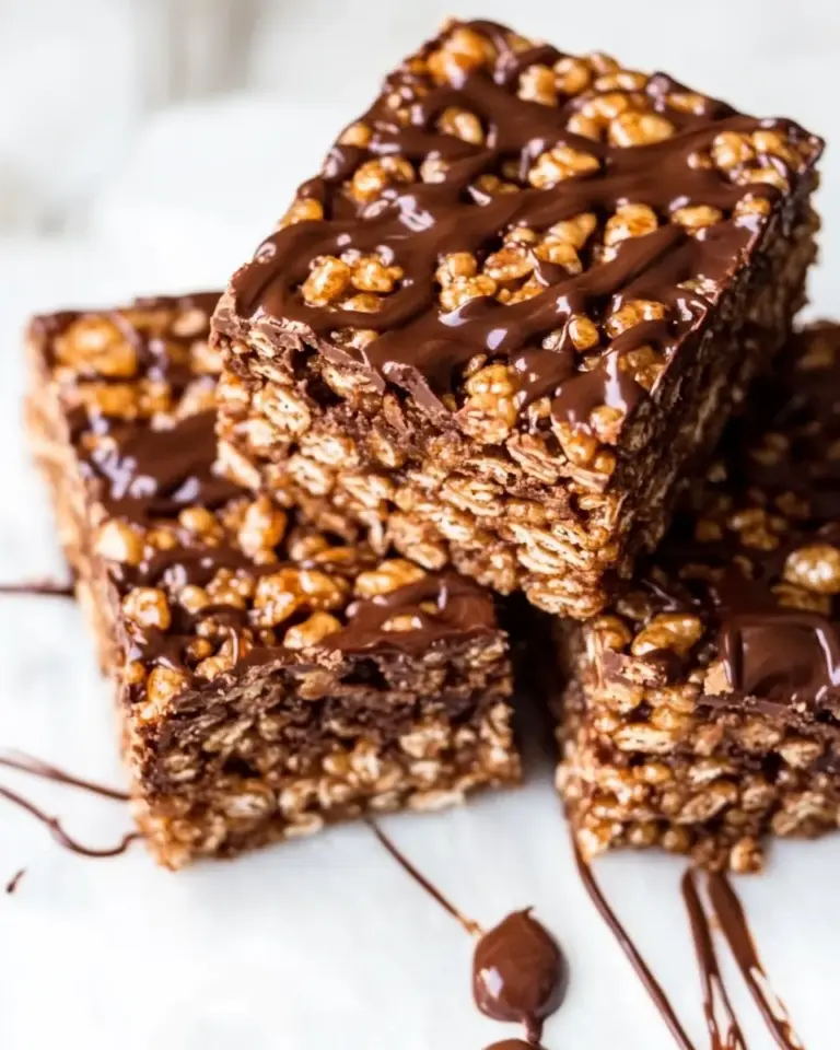 Peanut Butter Nutella Rice Krispie Treats